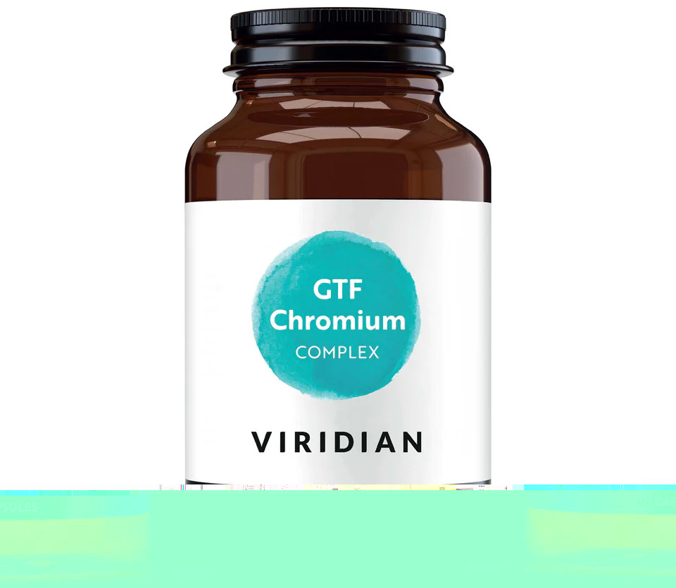 VIRIDIAN G.T.F CHROMIUM COMPLEX 30 VEG CAPS